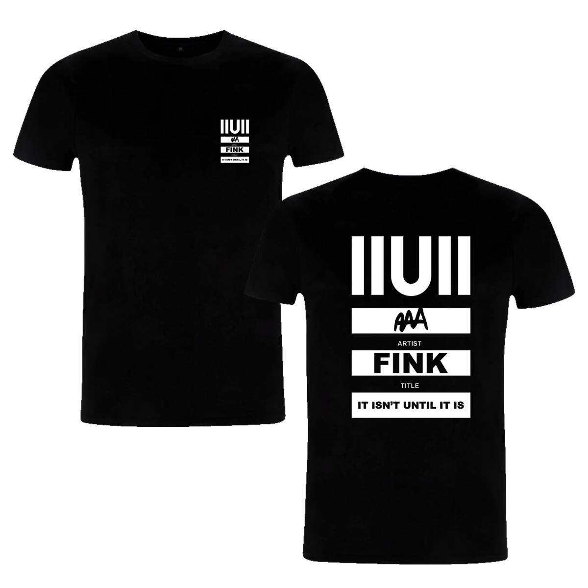 IIUII Black T-Shirt